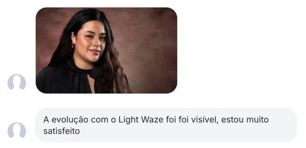 Resultado aluno LightWaze