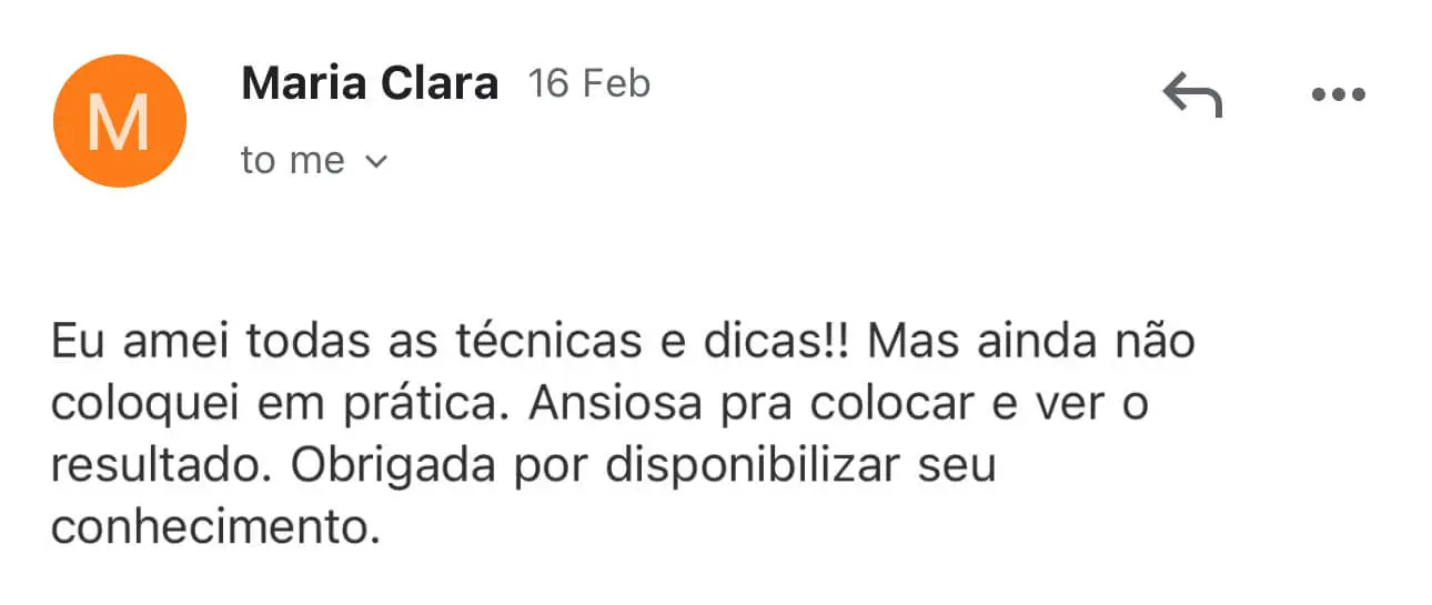 Resultado aluno LightWaze