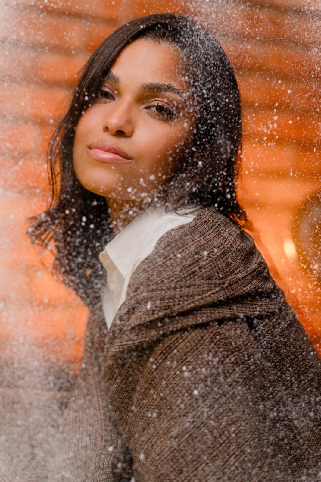 Retrato com iluminação contínua feito durante o Workshop de Iluminação em São José dos Campos